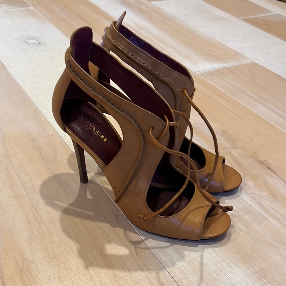 Coach Tan Women's Heels